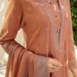 Fancy Lawn suit with Silk Dupatta 3