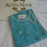 Two Piece Pure Embroidered Lawn Shirt With Printed Dupatta5